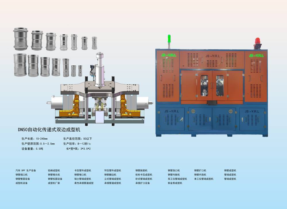 传递式双边成型机